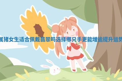 属猪女生适合佩戴翡 💫 翠吗选择哪只手 🏊 更能增运提升运势