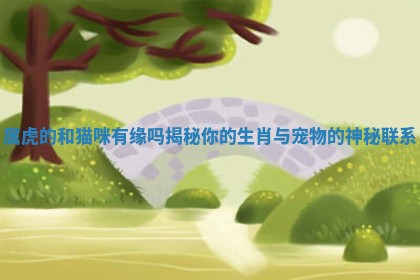 属虎的和猫咪有缘吗揭秘你的生肖与宠物 🌚 的神秘 🦋 联系